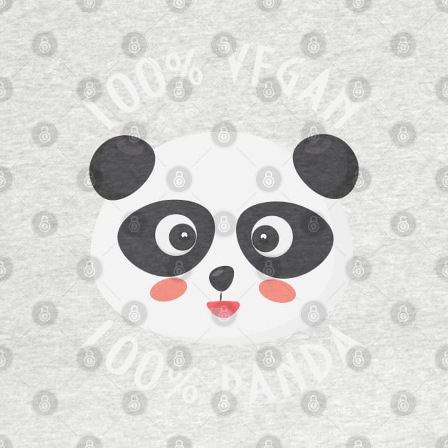 100% vegan panda by tatadonets